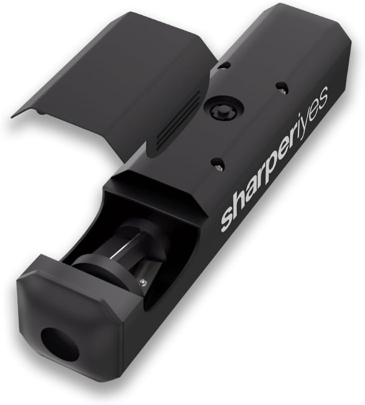 Automatic Sharpener for Cosmetic Wood Pencils Only (Blue) *not Intended for Plastic Gel Cosmetic Pencils.