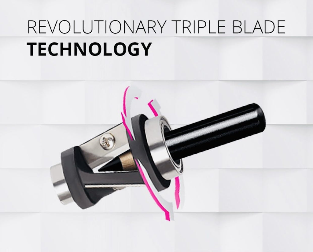 Automatic Sharpener for Cosmetic Wood Pencils Only (Blue) *not Intended for Plastic Gel Cosmetic Pencils.