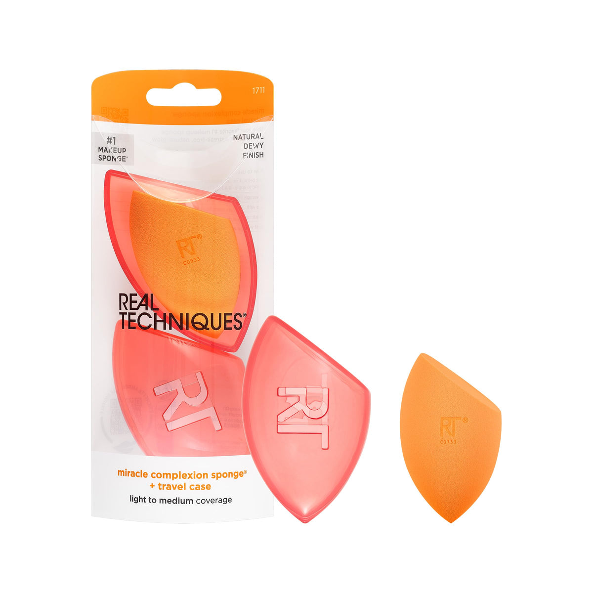 Real Techniques Miracle Complexion Sponge, 4 Pack, Makeup Blending Sponges