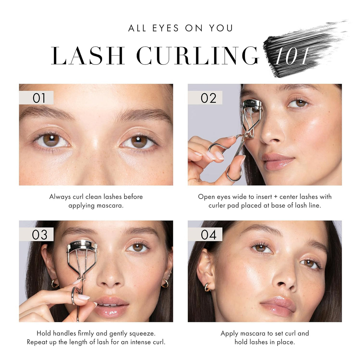 Tweezerman Classic Eyelash Curler for All Eye Shapes with Refill Pads